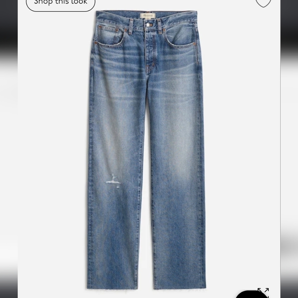 Madewell The Dean Easy Straight Jean